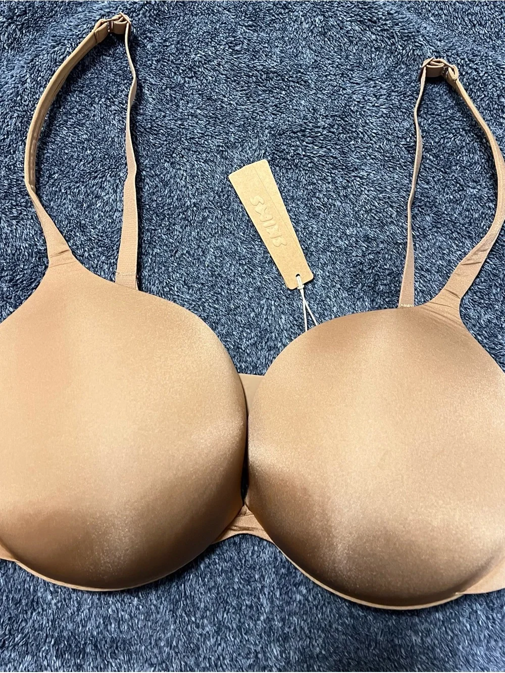 Skims Ultimate Teardrop Push Up Plunge Bra in Sienna 36DD - Picture 6 of 9